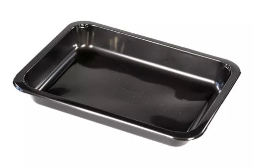Pojemnik obiadowy niedzielony czarny PP 227x178x30 mm