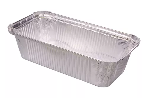 Foremka aluminiowa prostokątna 900 ml 217x112x54 mm do zamykania 114-R62L