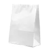Torba termiczna 25x34x12 cm papierowa 2-W metalizowana, biała (600szt)