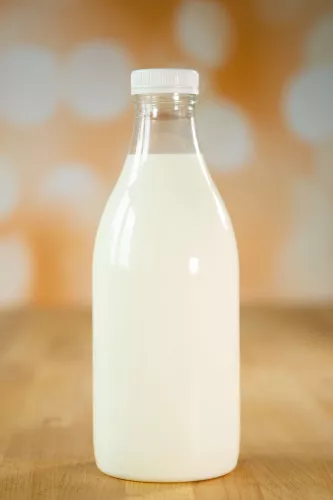 Butelka plastikowa okrągła gładka MILK 1000 ml śr. 3/38 mm rPET