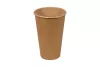 Kubek papierowy 1-warstwowy brązowy / kraft 400 ml śr. 90 mm