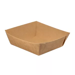 Wieczko do tacki sałatkowej 1100/1300 ml 163x163 mm, kraft, 100% papier