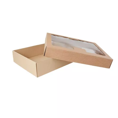 Pudełko do cateringu z okienkiem PARTY BOX premium 315x240x70 mm