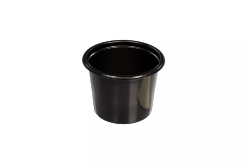 Pojemnik do sosów 100 ml czarny śr. 65 mm