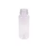 Butelka plastikowa rPET kwadratowa 250 ml śr. 2/38 mm gładka light