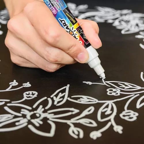 Marker kredowy Leviatan PROART, okrągła, 2mm, 8g, biały