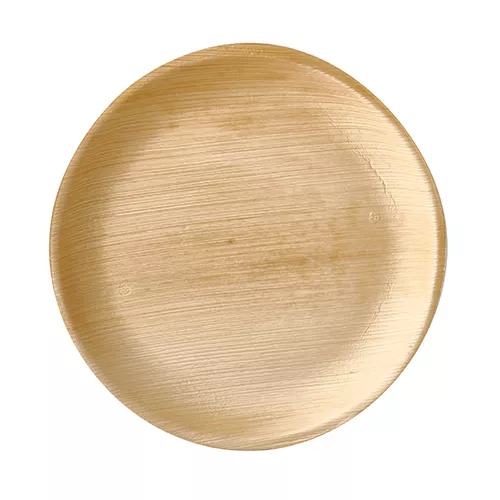 Talerz z liści palmowych śr. 25 cm, wys. 2 cm