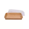 Pudełko papierowe YUMI™ 185x130mm (HP05) kraft do sushi z wieczkiem