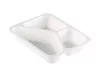 POJEMNIK OBIADOWY 3-DZIELNY BIAŁY 227X178X40 A216