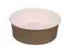 POJEMNIK SAŁATKOWY PAPIEROWY BRĄZOWO-BIAŁY 500 ML ŚR. 149 MM (50)(300)