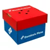 PUDEŁKO ROZKŁADANE BRĄZOWE DUŻE 132/132/101 MM DOMINOS PIZZA A100