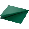 Serwetka 3w 40x40cm ciemnozielona w składce 1/4 (Duni 2593)