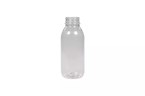 Butelka plastikowa rPET okrągła gładka 330 ml śr. 2/38 mm