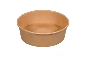 Wieczko PET do poj. sałatkowego kraft 500 ml śr 150 mm