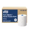 Ręcznik Tork Matic® miękki w roli - biały, H1, z motywem szarego liścia
