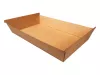 Pudełko cateringowe XXL, tacka dół - brązowe 290/310x170/195 wys. 50 mm