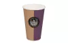 Kubek papierowy 1-warstwowy 'coffee to go' 400ml śr.90 mm (z logo żółw)