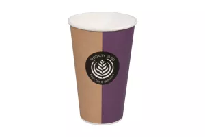Wieczko białe PS śr. 90 mm do kubków papierowych 300/400/500 ml – Coffee to go