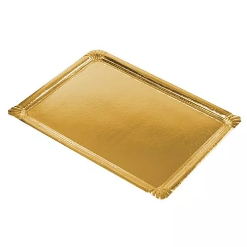 Tacka papierowa złota 34x45,5 cm, powlekana PET