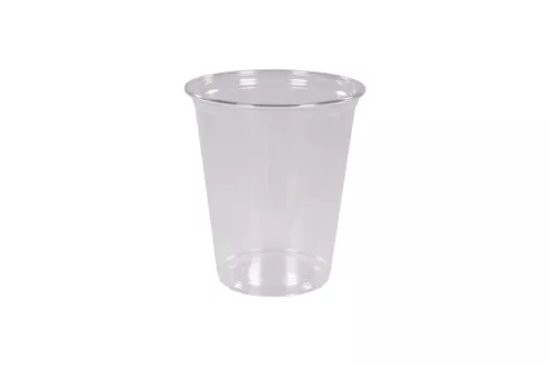 Kubek plastikowy straight 300/450 ml śr. 95 mm PET z logo żółw