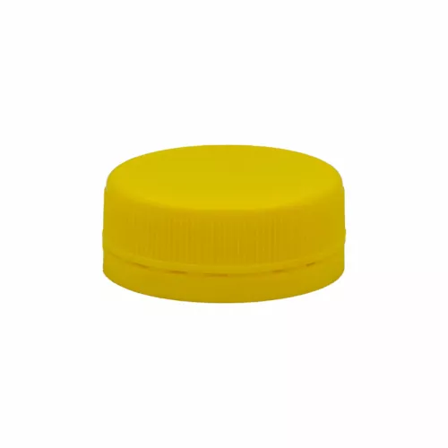 Nakrętka wisząca do butelek PET śr. 2/38 mm żółta (3200szt)