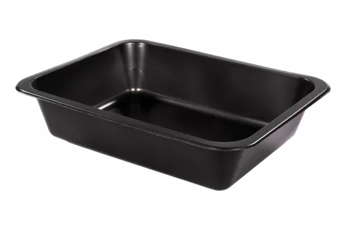 Pojemnik obiadowy niedzielony czarny 227x178x50 mm LITE do zgrzewu