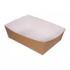 Tacka papierowa 200x140x65 mm biało-brązowa