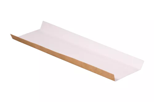 Tacka kartonowa pod zapiekankę biało-brązowa 25x7x1,5 cm