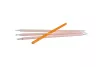 SŁOMKA PROSTA W PAPIERKU POMARAŃCZOWA ŚR. 8MM, DŁ. 205MM  (500) (7000)