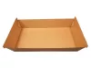 Pudełko cateringowe XXL, tacka dół - brązowe 290/310x170/195 wys. 50 mm