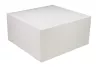 Kartonik na torty z wieczkiem klapowym 22x22x11 cm biały