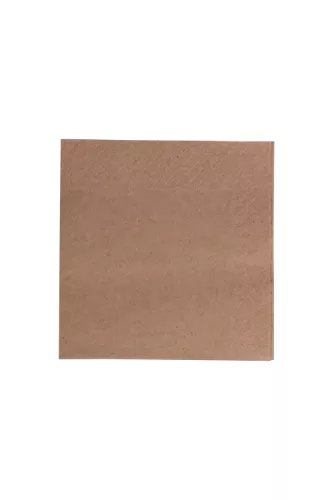 Serwetka eco/natural 24x24cm , 2-warstwowa , 1/4
