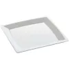 TALERZ PLASTIKOWY DESEROWY BIAŁY MILAN  140 MM A24 (16)