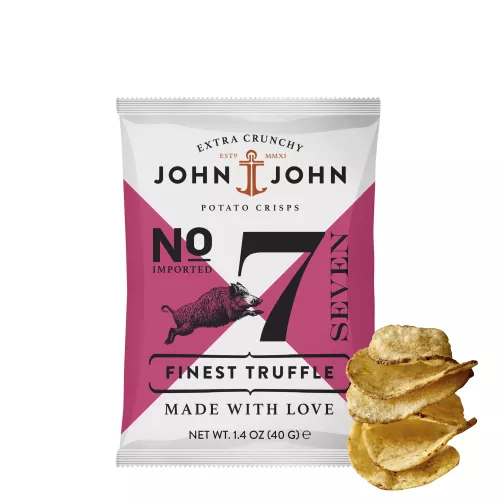 Naturalne chipsy John&John 40 g - No.7 FINEST TRUFFLE