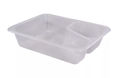 Pojemnik obiadowy COLT transparentny 227x178x50 mm PP do zgrzewu