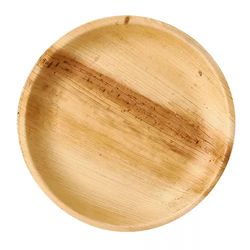 Talerz z liści palmowych śr. 23 cm, wys. 2,5 cm