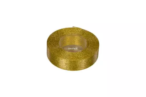 Wstążka brokatowa 12mm/32m złota