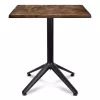 Blat 70×70 cm brązowy Rustbrown