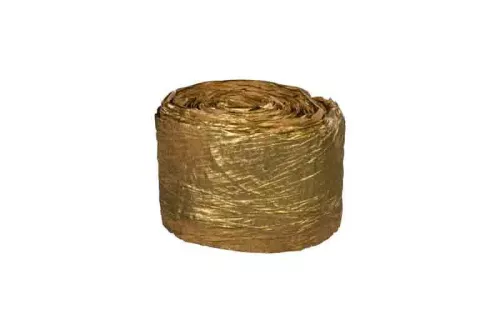 Wstążka papierowa 5cm złocona