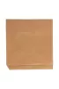 Koperta papierowa kebab/hamburger brązowa kraft foliowana PE 15×16 cm