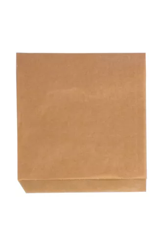 Koperta papierowa kebab/hamburger brązowa kraft foliowana PE 15×16 cm