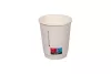 Kubek papierowy premium 200ml śr. 80 mm 2-warstwowy biały (z logo żółw)