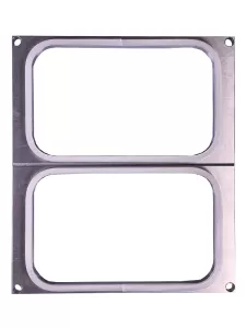 Pojemnik obiadowy 2-dzielny 300/300 ml 178x113x60 mm Mała Dieta PP czarny do zgrzewu