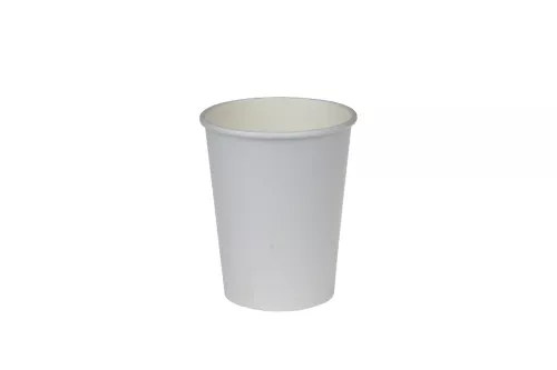 Kubek papierowy 1-warstwowy biały 300ml śr. 90 mm