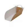 Szufelka/tacka papierowa UNIBOX™ 21x7x7cm brązowa