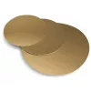 Podkład cukierniczy śr.18 cm złoty gładki okrągły 1050g