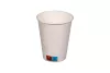 Kubek papierowy 1-warstwowy biały 300ml/12 oz śr. 90 mm (z logo żółw)