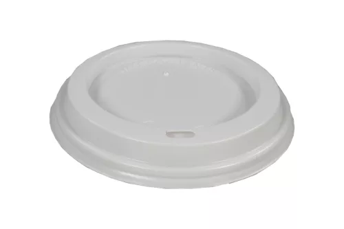 Wieczko białe PS śr. 90 mm do kubków papierowych 300/400/500 ml – Coffee to go