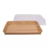 Pudełko papierowe YUMI™ 255x184mm (HP11) kraft do sushi z wieczkiem