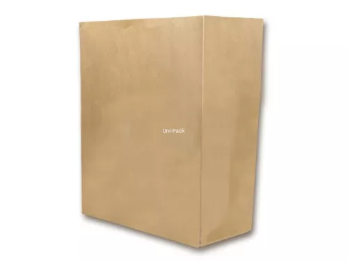Torba papierowa klockowa brązowa eco/kraft 220x110x320 mm